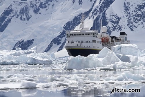 Collection icebreaker Arctic ice drift icebreaker ship for ice iceberg north 25 HQ Jpeg