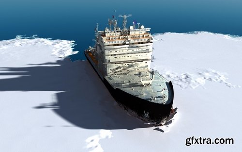 Collection icebreaker Arctic ice drift icebreaker ship for ice iceberg north 25 HQ Jpeg