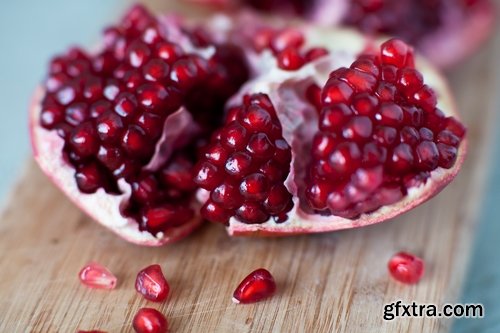 Collection pomegranate juice garnet seed vitamin set 25 HQ Jpeg