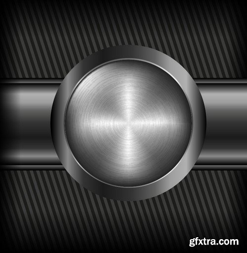 Stock Vectors - Metal background 9, 25xEPS