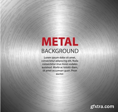 Stock Vectors - Metal background 9, 25xEPS