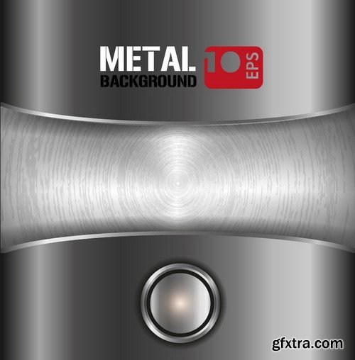 Stock Vectors - Metal background 9, 25xEPS