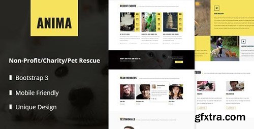 ThemeForest - Anima - Responsive Pet Rescue and Shelter Template - RIP