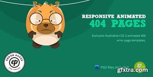 ThemeForest - 404 Error | CSS Animated Html Template - RIP