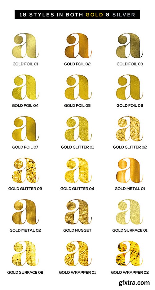 CreativeMarket Shimmer Shine 100 Vector Gold 236592