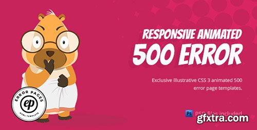 ThemeForest - 500 Error | CSS Animated HTML Template - RIP