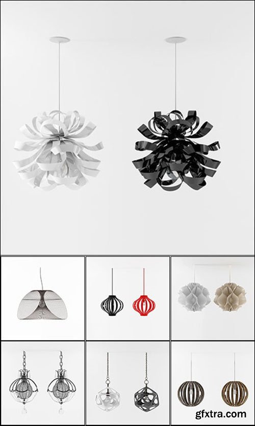 3D Models Chandelier Collection