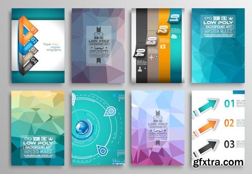 Stock Vectors - Business Flyer Template 9, 25xEPS