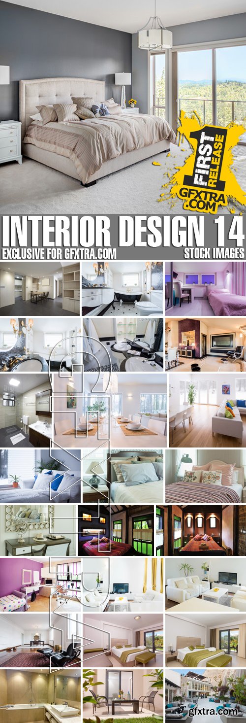 Stock Photos - Interior Design 14, 25xJPG