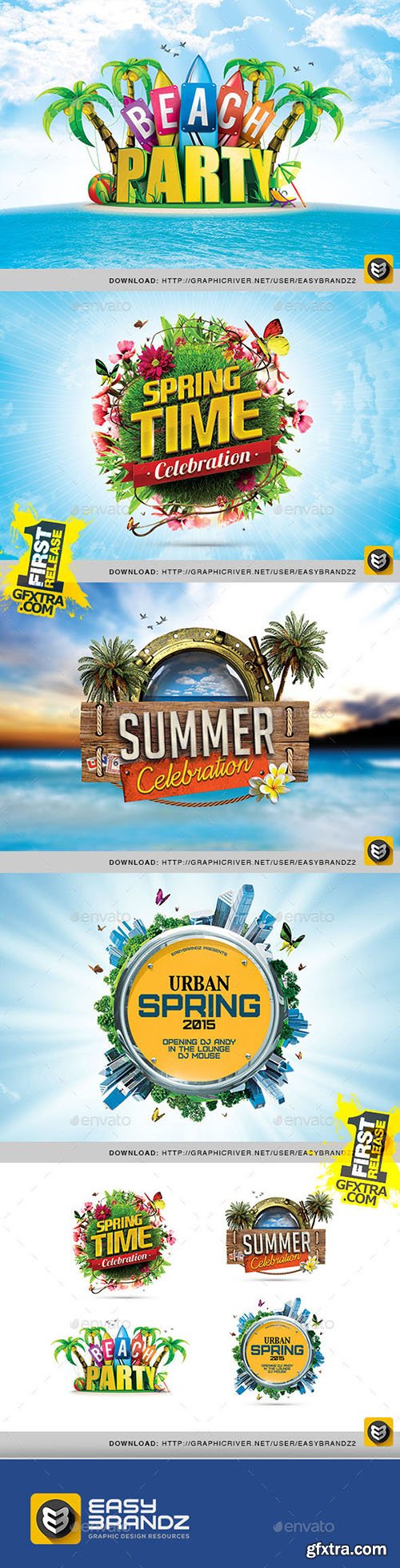 GraphicRiver Spring &amp; Summer PSD Badges