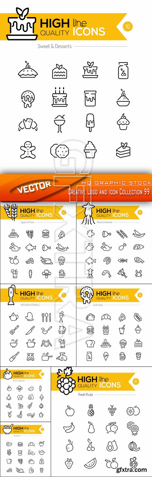 Stock Vector - Creative Logo and Icon Collection 99