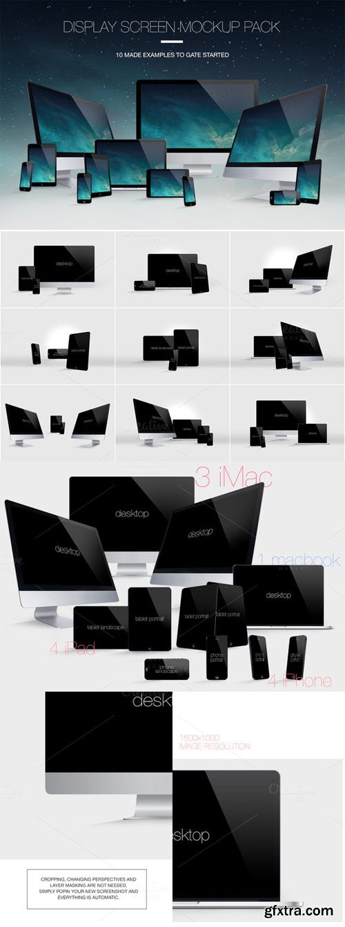 Display Screen Mockup Pack - CM 59223