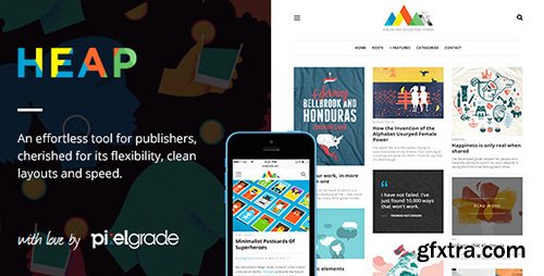 ThemeForest - HEAP v1.5.9 - A Snappy Responsive WordPress Blog Theme