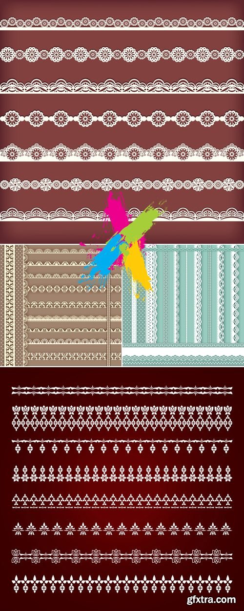 Lace Borders Vector