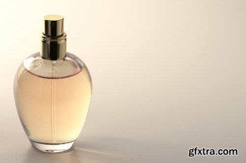 Stock Photos - Beautiful bottle of perfume