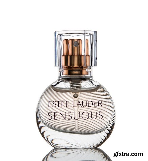 Stock Photos - Beautiful bottle of perfume