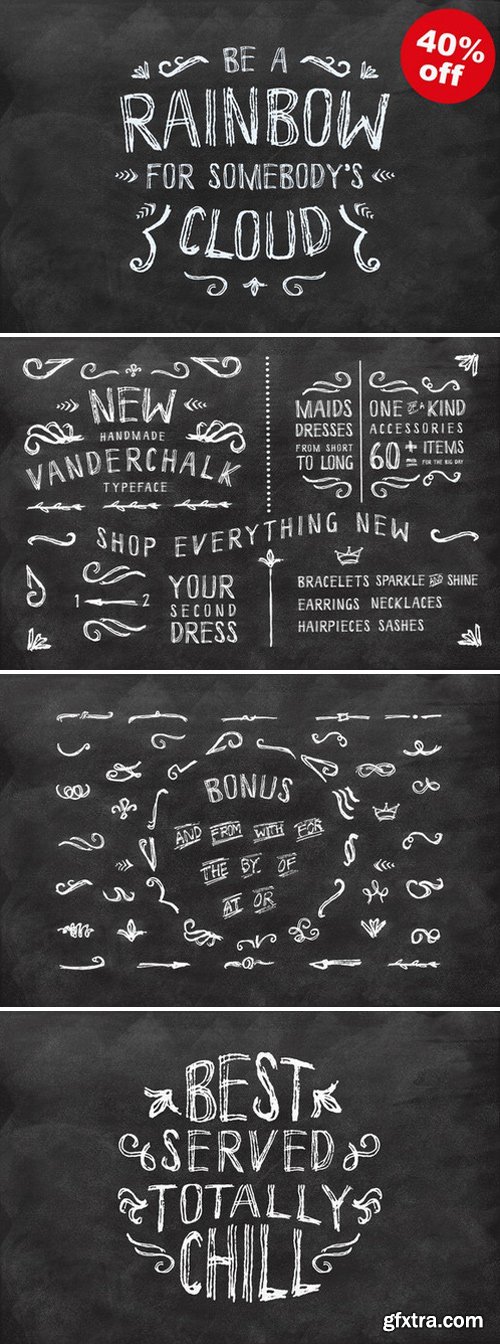 CM - Vanderchalk typeface 84930