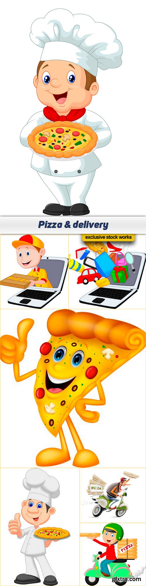 Pizza & delivery 7x JPEG