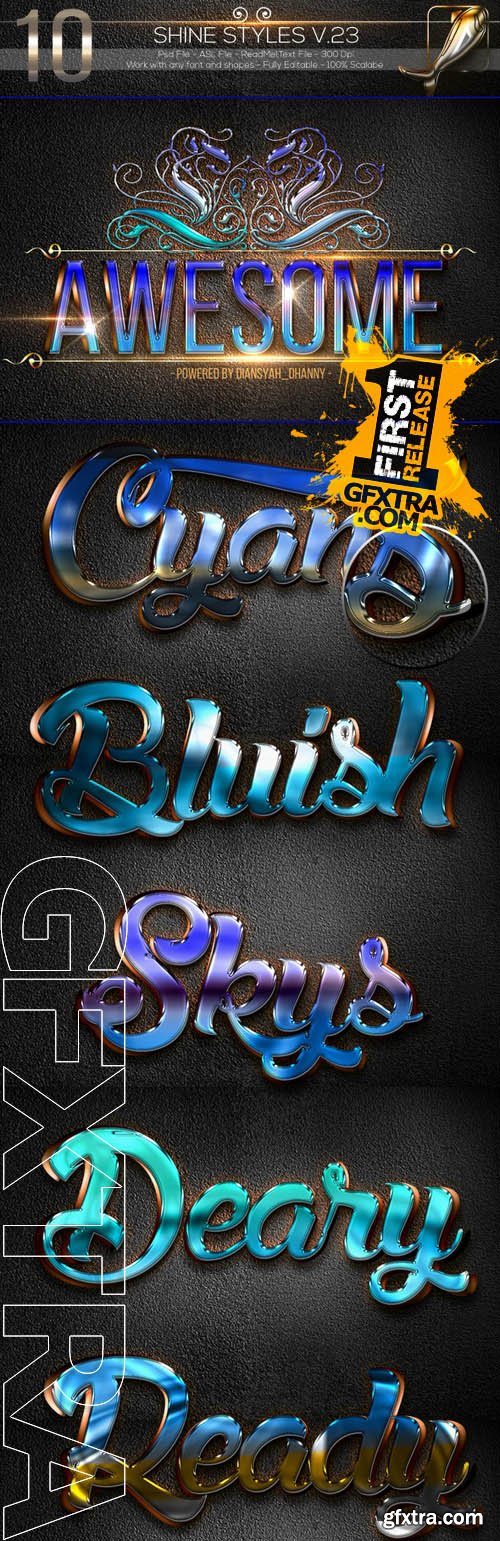 10 Shine Styles V.23 - GraphicRiver 10950507