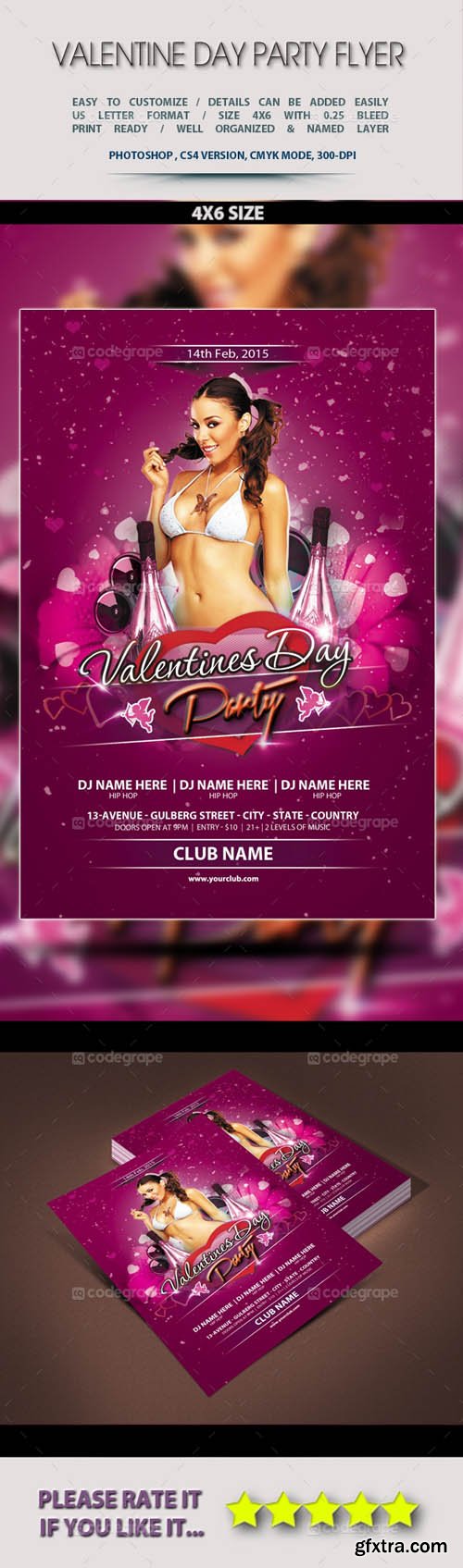 Valentine Day Party Flyer