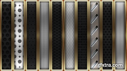 Metal Grid Photoshop Styles V1