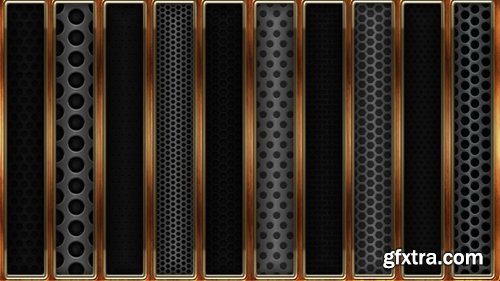 Metal Grid Photoshop Styles V2