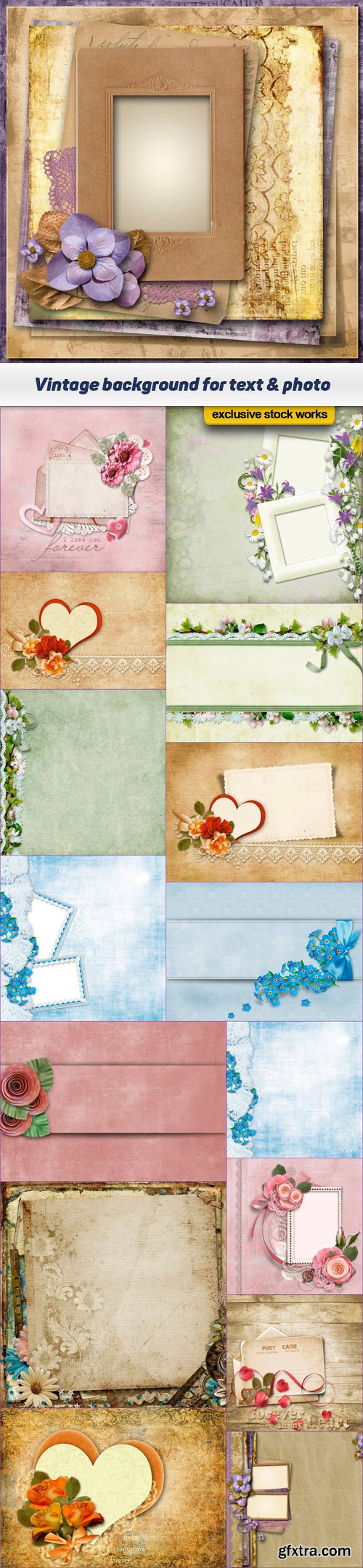 Vintage background for text & photo 16x JPEG