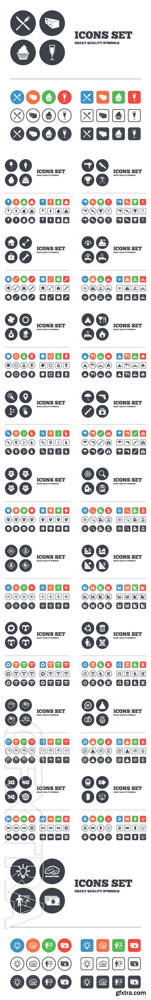 Stock Vectors - Web buttons set