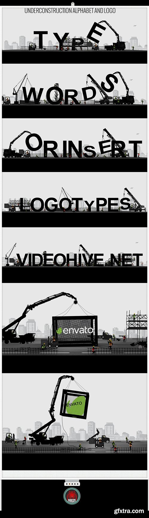 Videohive Logo Constructor-Alphabet Builder With Characters 10105969[