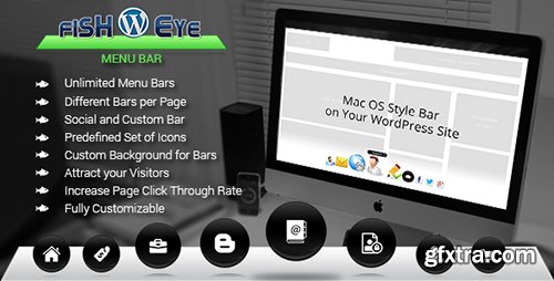 CodeGrape - WP Fish Eye Menu Bar 3838