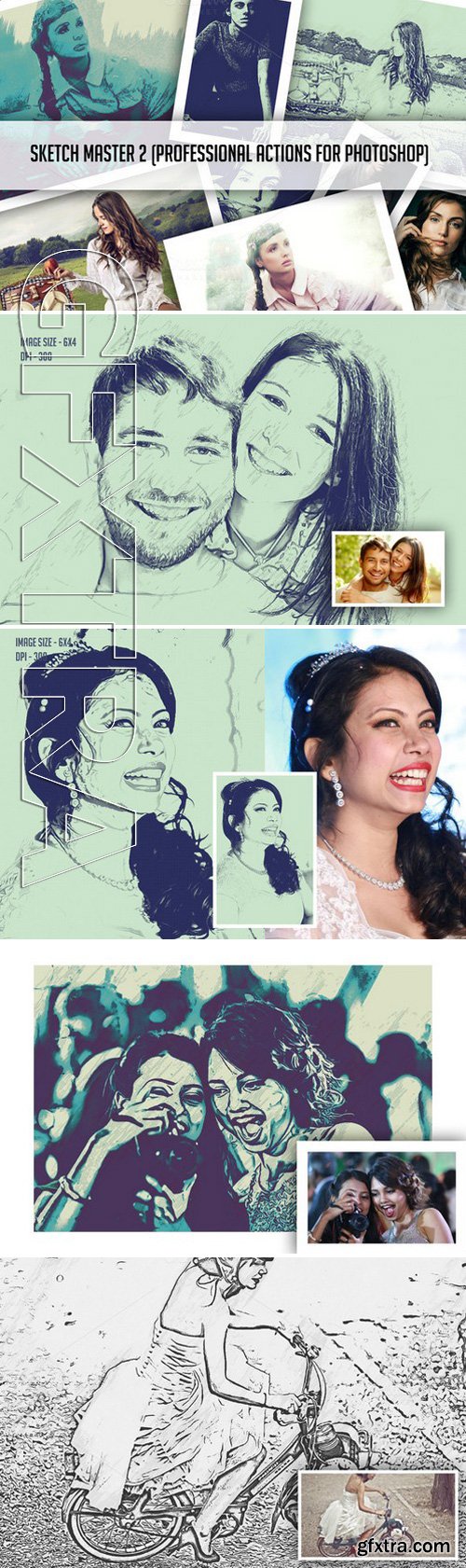 CM255963 - Sketch Master 2 Photoshop Action