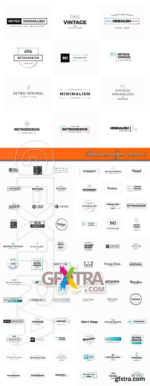 Business logos vector 3