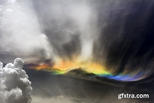 Collection of beautiful rainbow on a different landscape forest glade grass river lake 25 HQ Jpeg