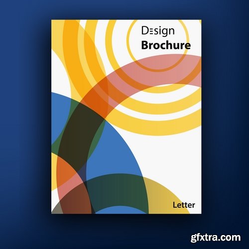 Collection of vector image brochure flyer banner #2-25 Eps