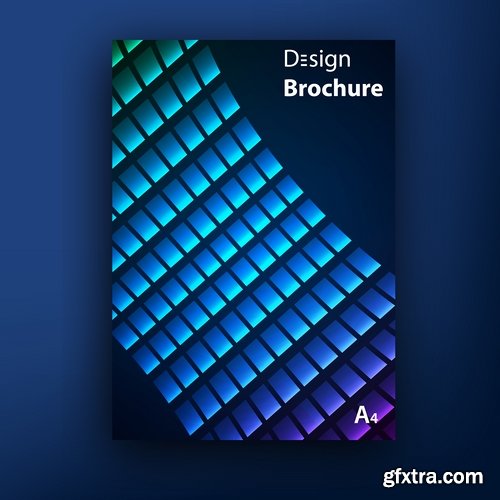 Collection of vector image brochure flyer banner #2-25 Eps