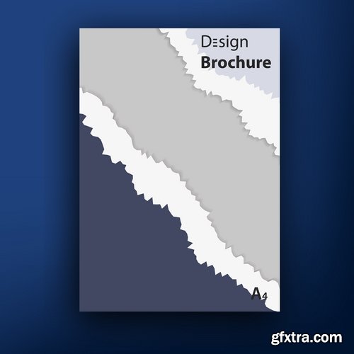 Collection of vector image brochure flyer banner #2-25 Eps