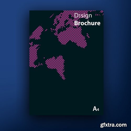 Collection of vector image brochure flyer banner #2-25 Eps