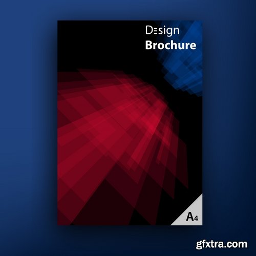 Collection of vector image brochure flyer banner #2-25 Eps