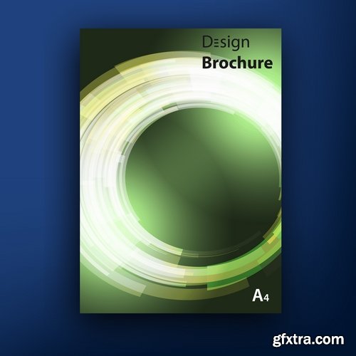 Collection of vector image brochure flyer banner #2-25 Eps