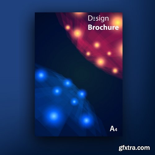 Collection of vector image brochure flyer banner #2-25 Eps