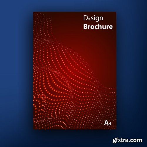 Collection of vector image brochure flyer banner #2-25 Eps