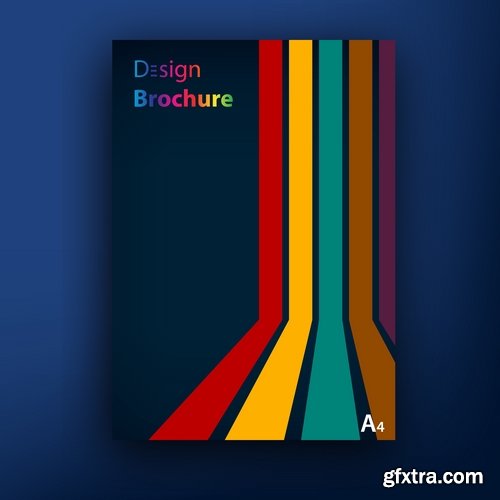 Collection of vector image brochure flyer banner #2-25 Eps