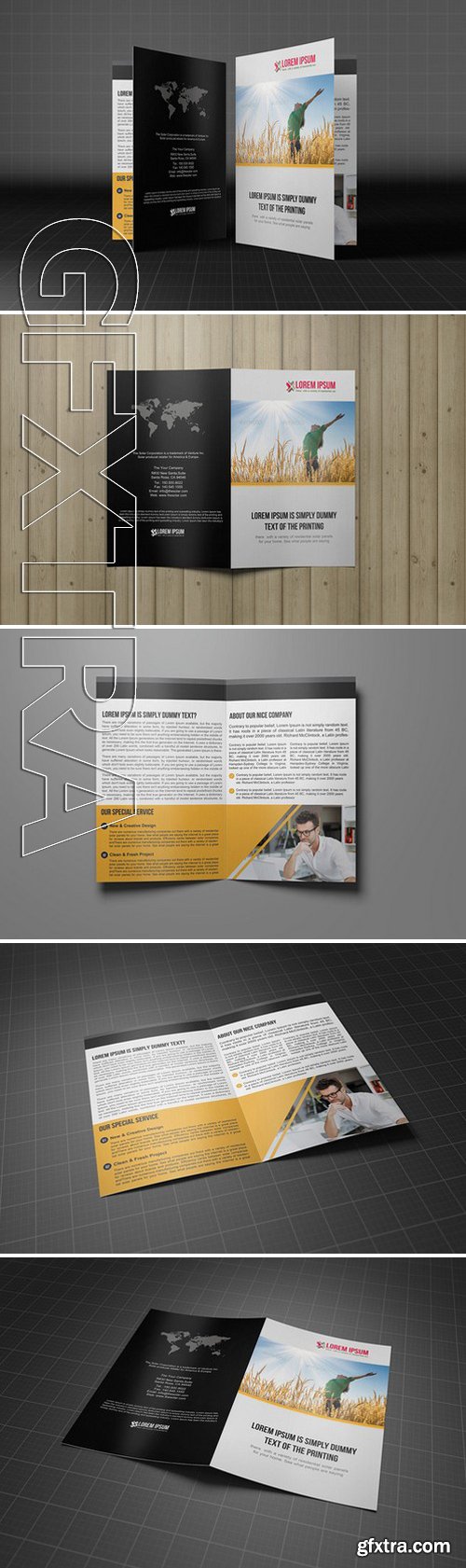 CM222509 - Bifold Template Business Brochure