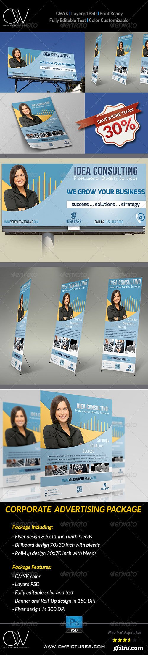 GraphicRiver Corporate Advertising Bundle 5917390