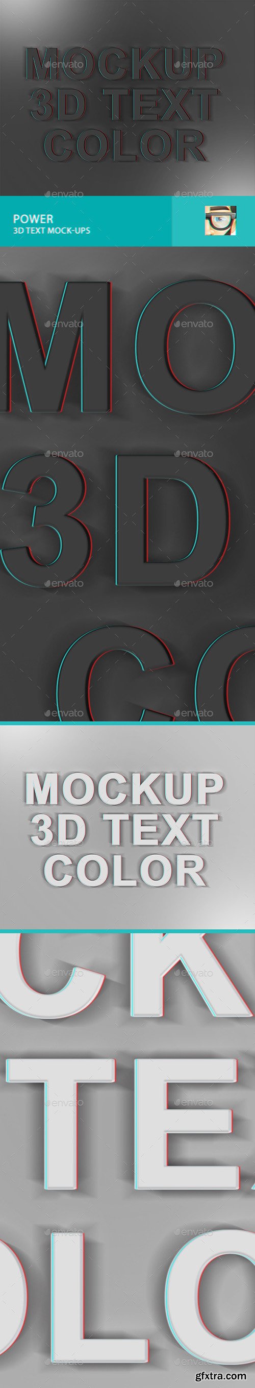 GraphicRiver Power 3D Text Mock-Ups 11257101