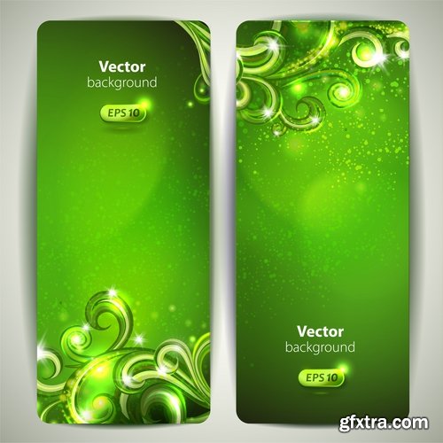 Collection of vector image brochure flyer banner #3-25 Eps