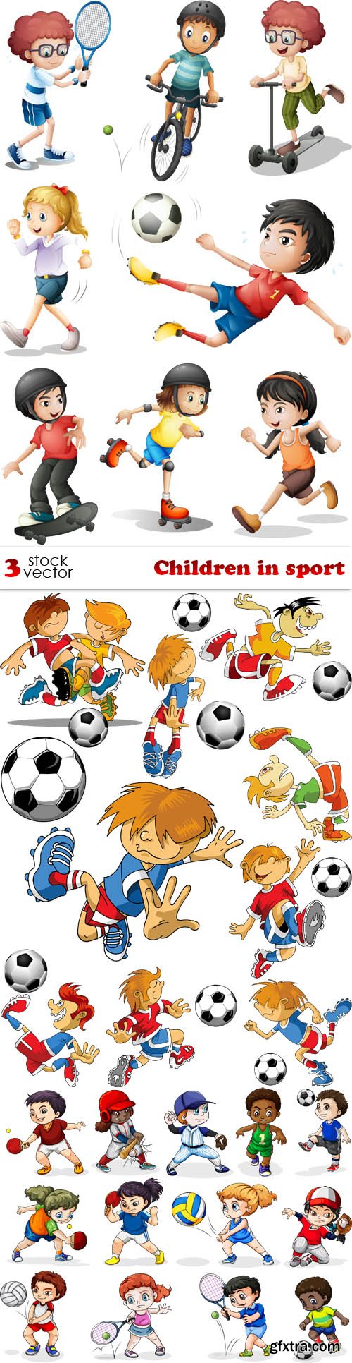 Vectors - Children in sport