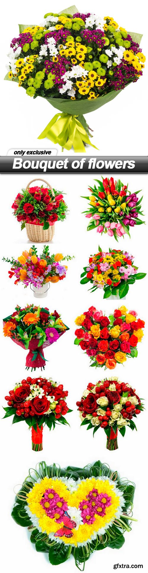 Bouquet of flowers - 10 UHQ JPEG