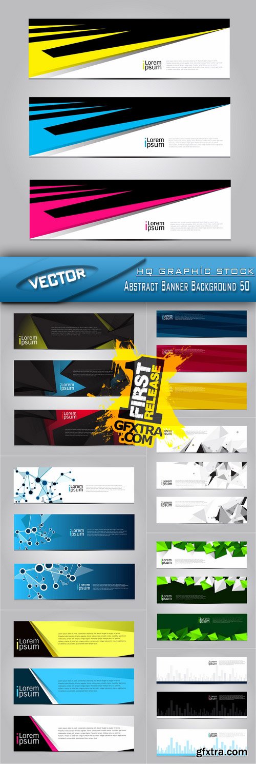 Stock Vector - Abstract Banner Background 50