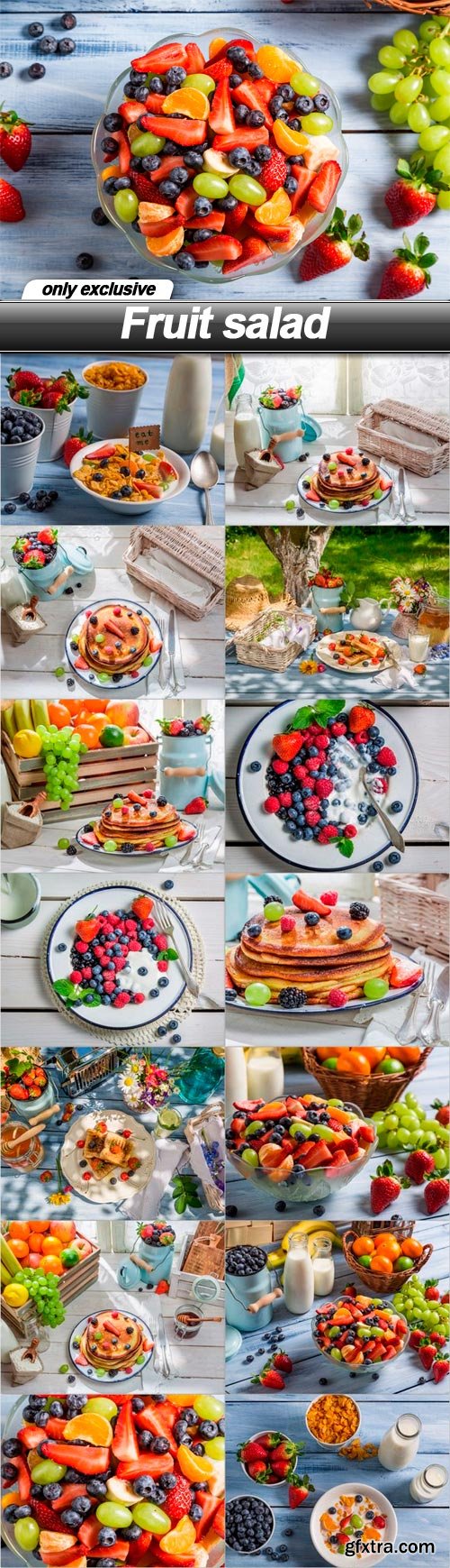 Fruit salad - 15 UHQ JPEG